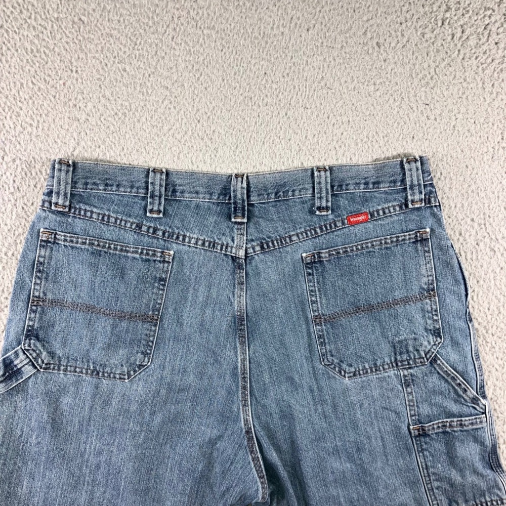VTG Wrangler Carpenter Jean Shorts Jorts Men 38 Utility Relaxed 90s y2k Grunge